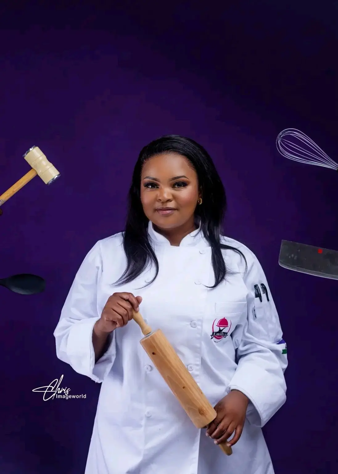 Chef Ntsoaki Mamoliehi Tlai-Tlai Ranko in her chef's coat